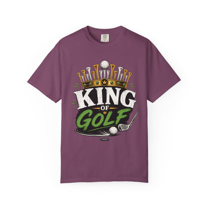King of Golf T-Shirt — Crowned Golfer Graphic Tee