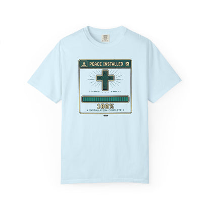 DigitalDivine: Peace Installed Faith Graphic T-Shirt