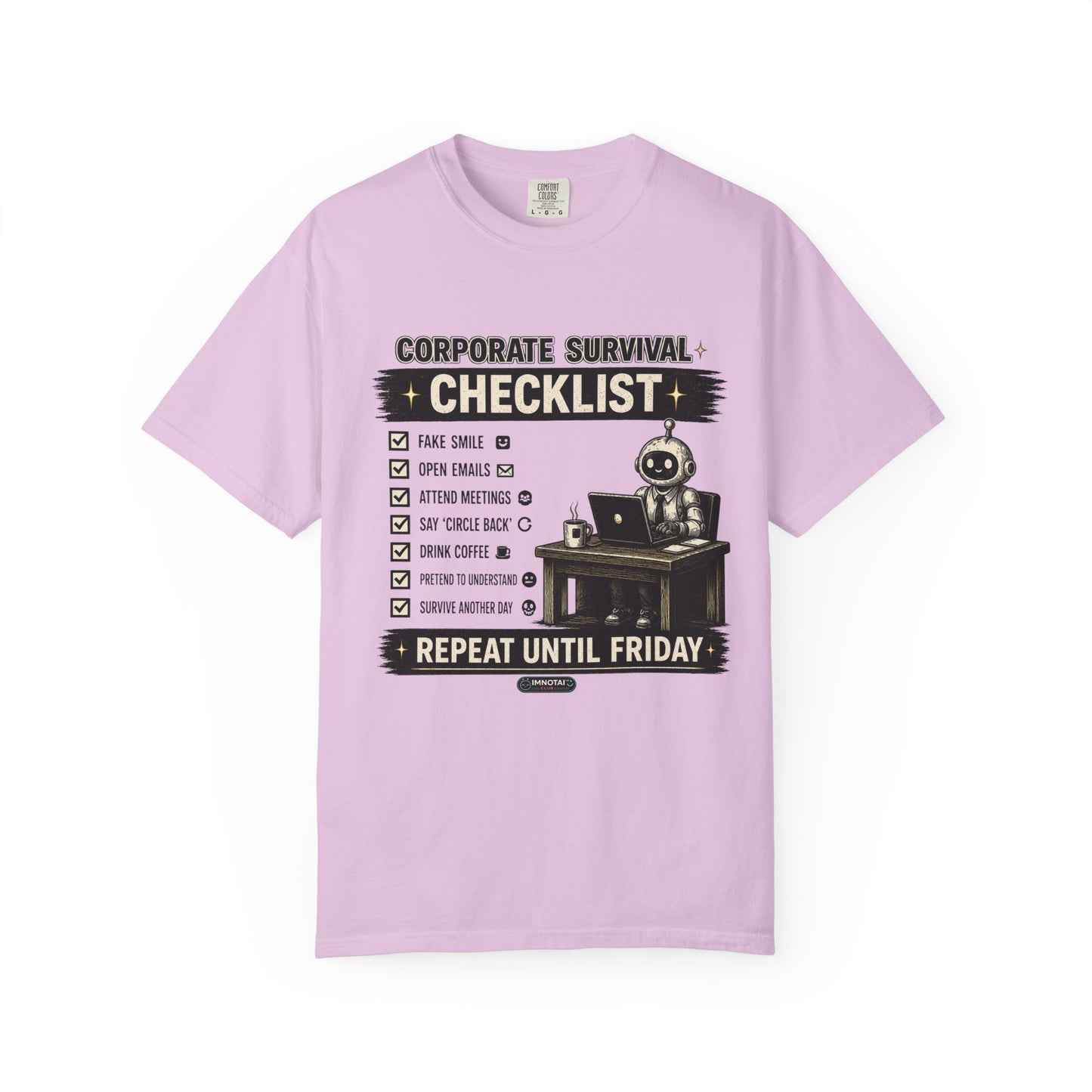 Corporate Survival Checklist T-Shirt