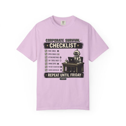 Corporate Survival Checklist T-Shirt