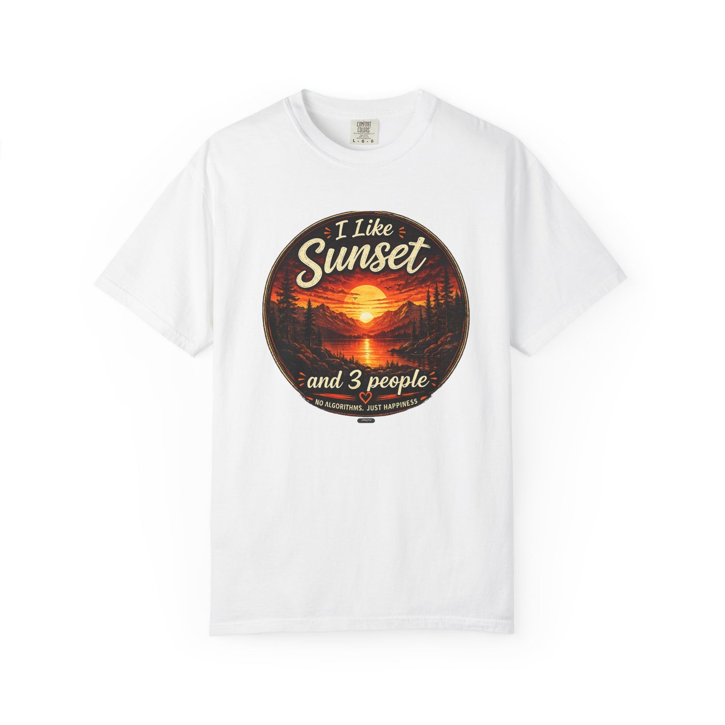 I Like Sunset  and 3 People T-shirt