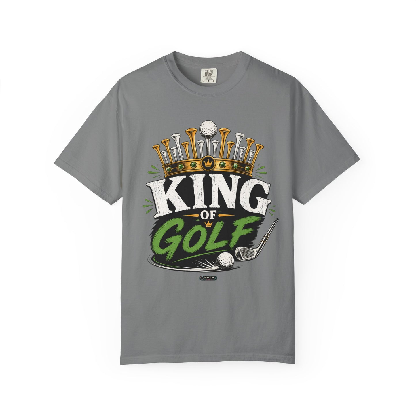 King of Golf T-Shirt — Crowned Golfer Graphic Tee