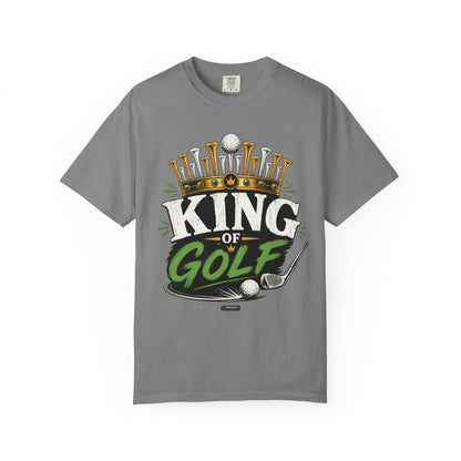 King of Golf T-Shirt — Crowned Golfer Graphic Tee