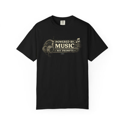 Music: Headphones Graphic "Not Prompts" T=Shirts