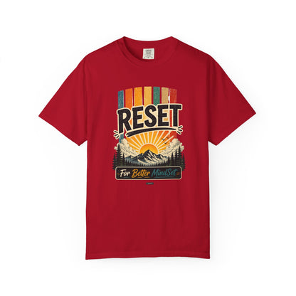 HUMANWARE : RESET For Better Mindset. Retro Nature T-Shirt