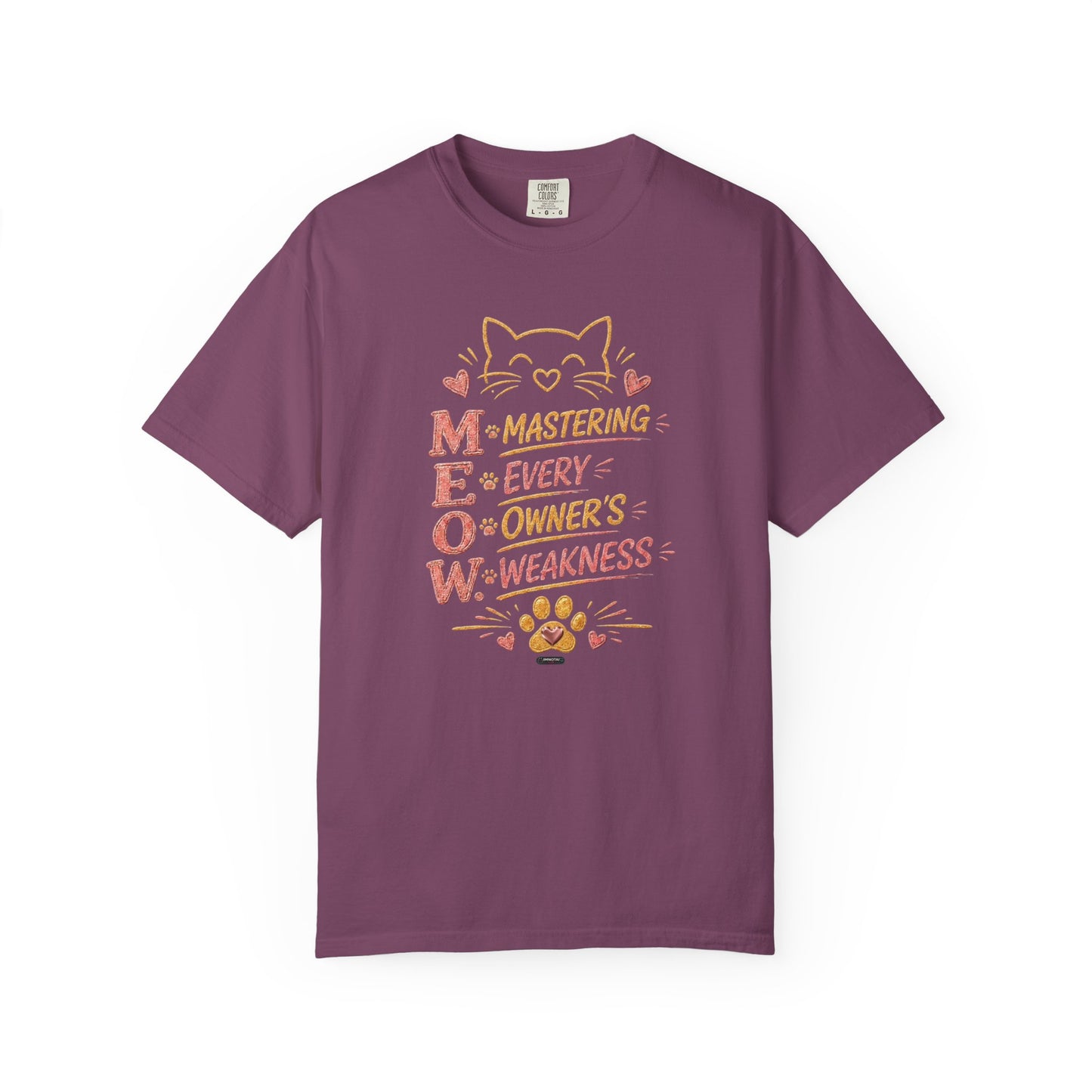 CAT "MEOW" Mastering Every Owners Weakness T-Shirt