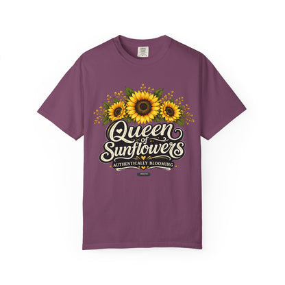 Queen of Sunflowers AUTHENTICALLY BLOOMING T-Shirt