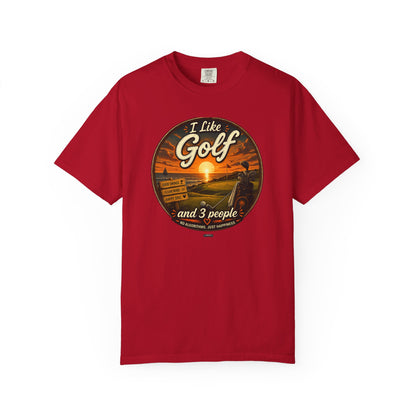 I Like Golf and 3 People T-shirt