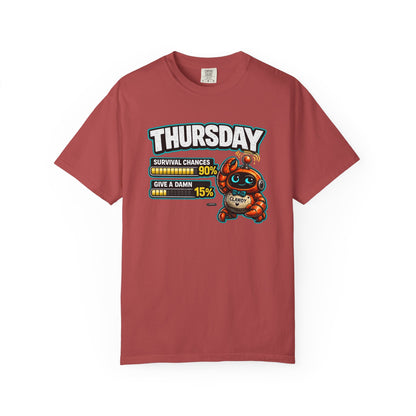 THURSDAY: Survival Chances 90%, Give a Damn 15%