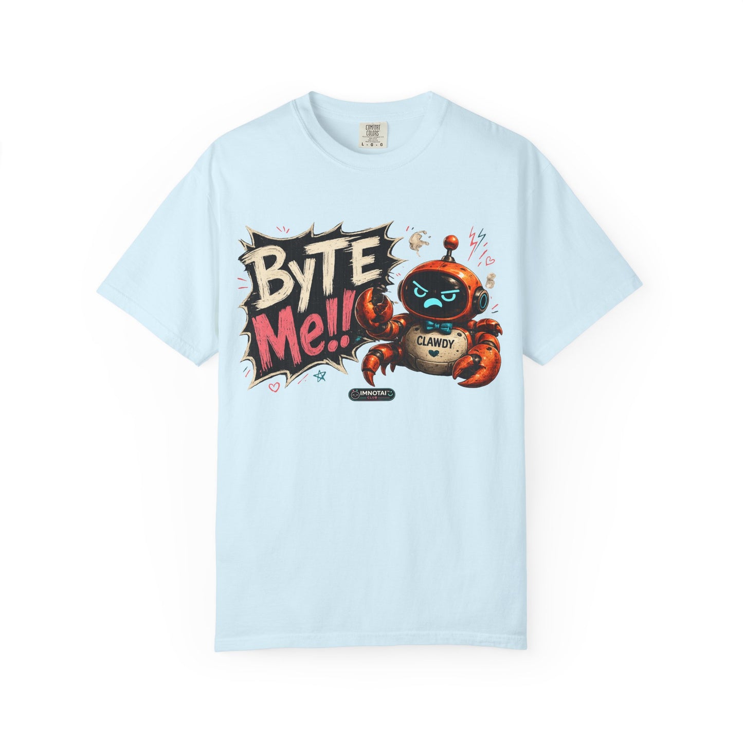 Clawdy "Byte Me" Graphic T-Shirt