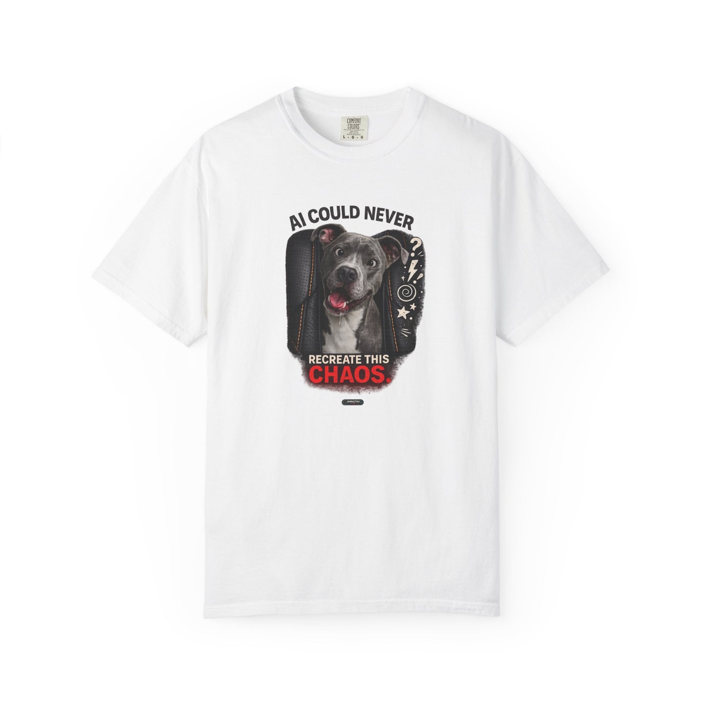 DOG Pitbull: AI Could Never Recreate This Chaos T-Shirt