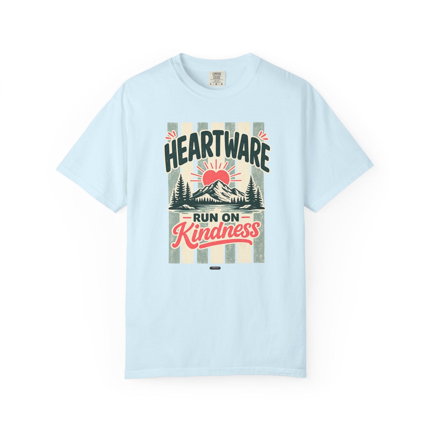 HUMANWARE : HEARTWARE. Run on Kindness. Retro Nature T-Shirt