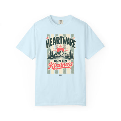 HUMANWARE : HEARTWARE. Run on Kindness. Retro Nature T-Shirt