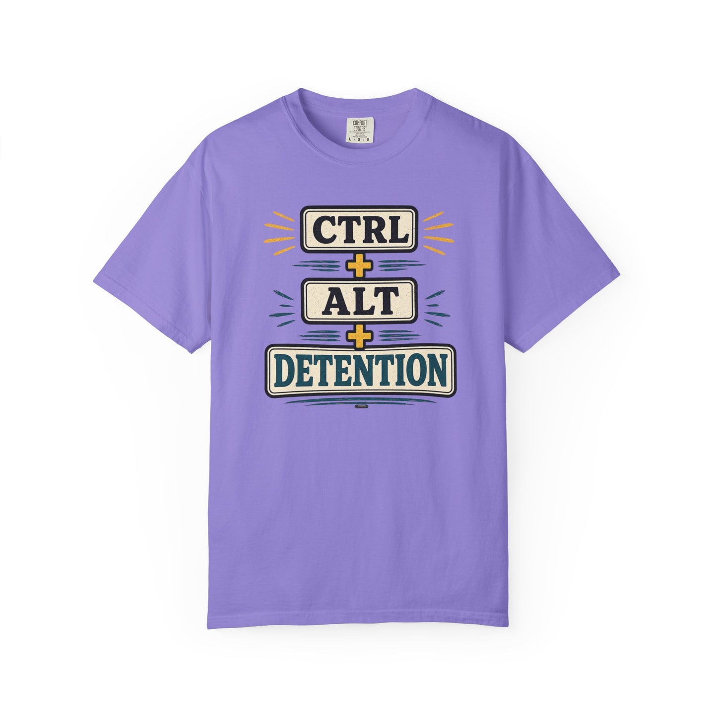 BTS: CTRL + ALT+ DETENTION - Graphic Tee (Teacher / Parent Humor)