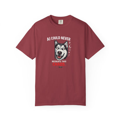 DOG Husky: AI Could Never Recreate This Chaos T-Shirt