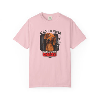 DOG Dachshund: AI Could Never Recreate This Chaos T-Shirt