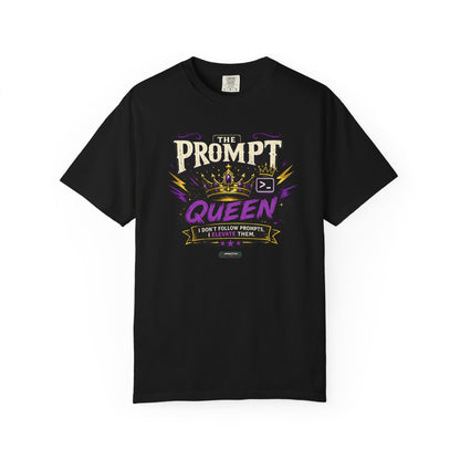 Prompt Queen" Graphic Tee with Crown Design