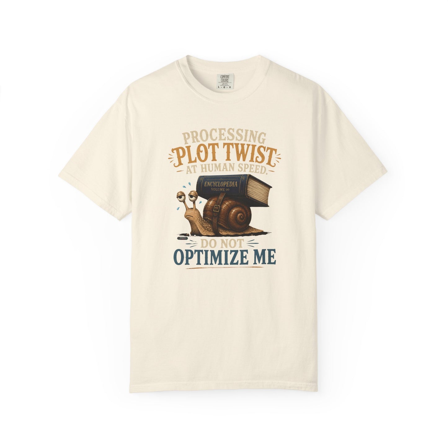 BOOKTee: Processing  Plot Twist At Human Speed. Do not Optimize  Me T-Shirt