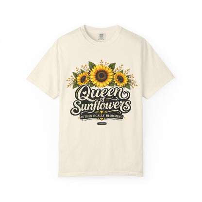 Queen of Sunflowers AUTHENTICALLY BLOOMING T-Shirt