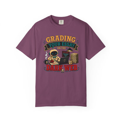 BTS: Grading Your Essay in the Dark Webb - Graphic Tee (Teacher / Parent Humor)