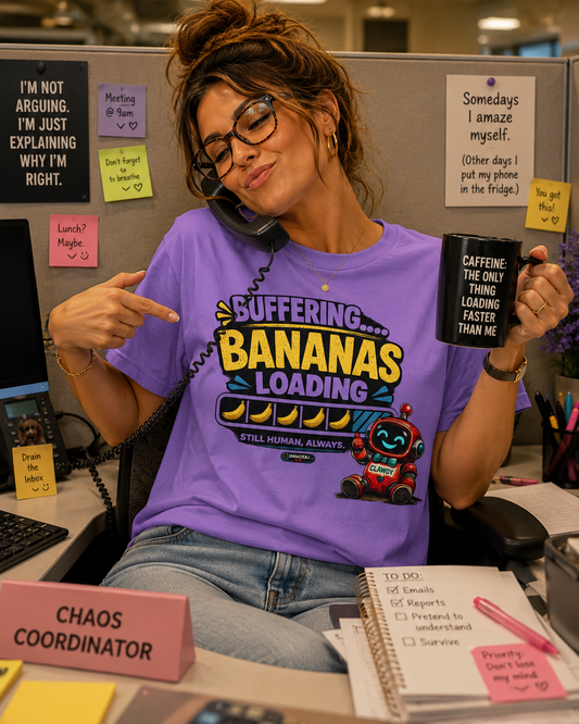 Buffering... Bananas Loading T-Shirt