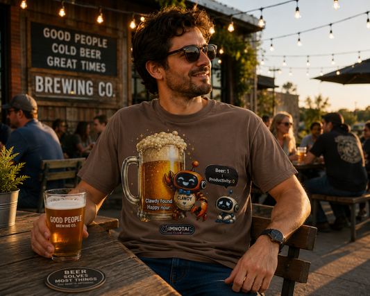 Clawdy Found Happy Hour T-Shirt