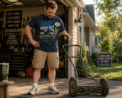 Dad Wish Bot Do the Mowing T-Shirt