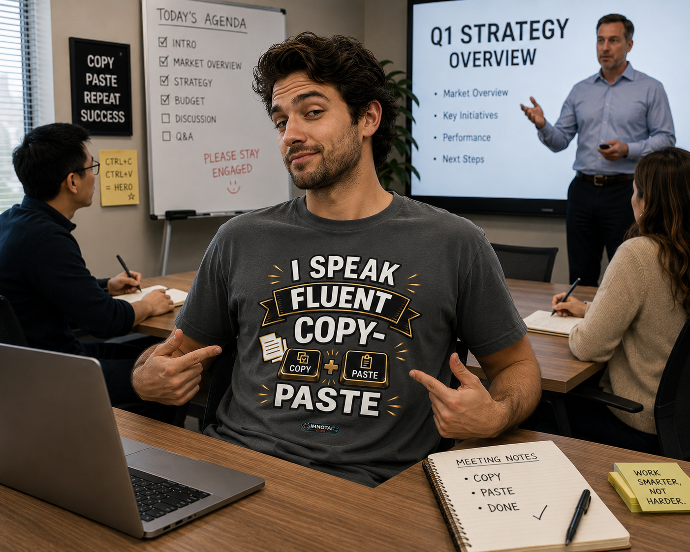 I Speak Fluent Copy‑Paste T-Shirt