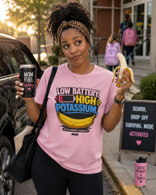 Low Battery, High Potassium Banana T-Shirt
