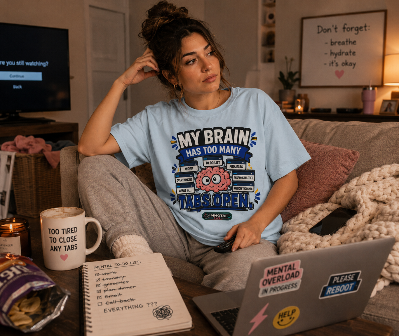 My Brain Has Too Many Tabs Open T-Shirt