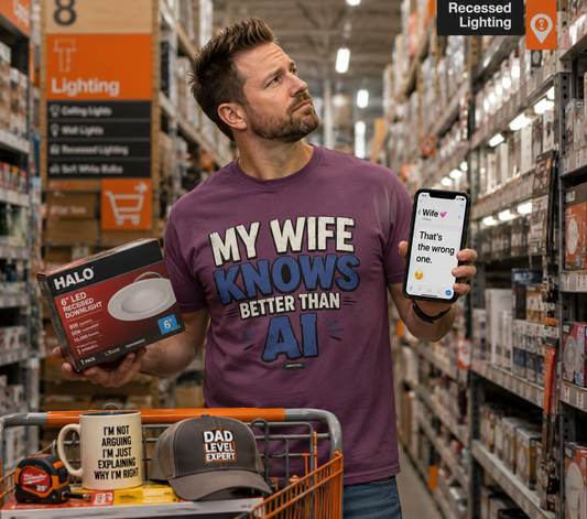 My Wife Knows Better Than AI T-Shirt