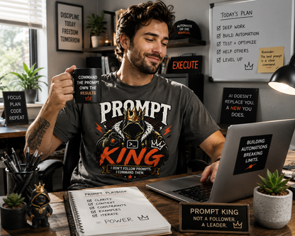Prompt King - Dark Royalty Edition T-Shirt