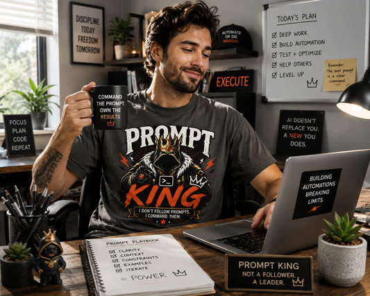 Prompt King - Dark Royalty Edition T-Shirt