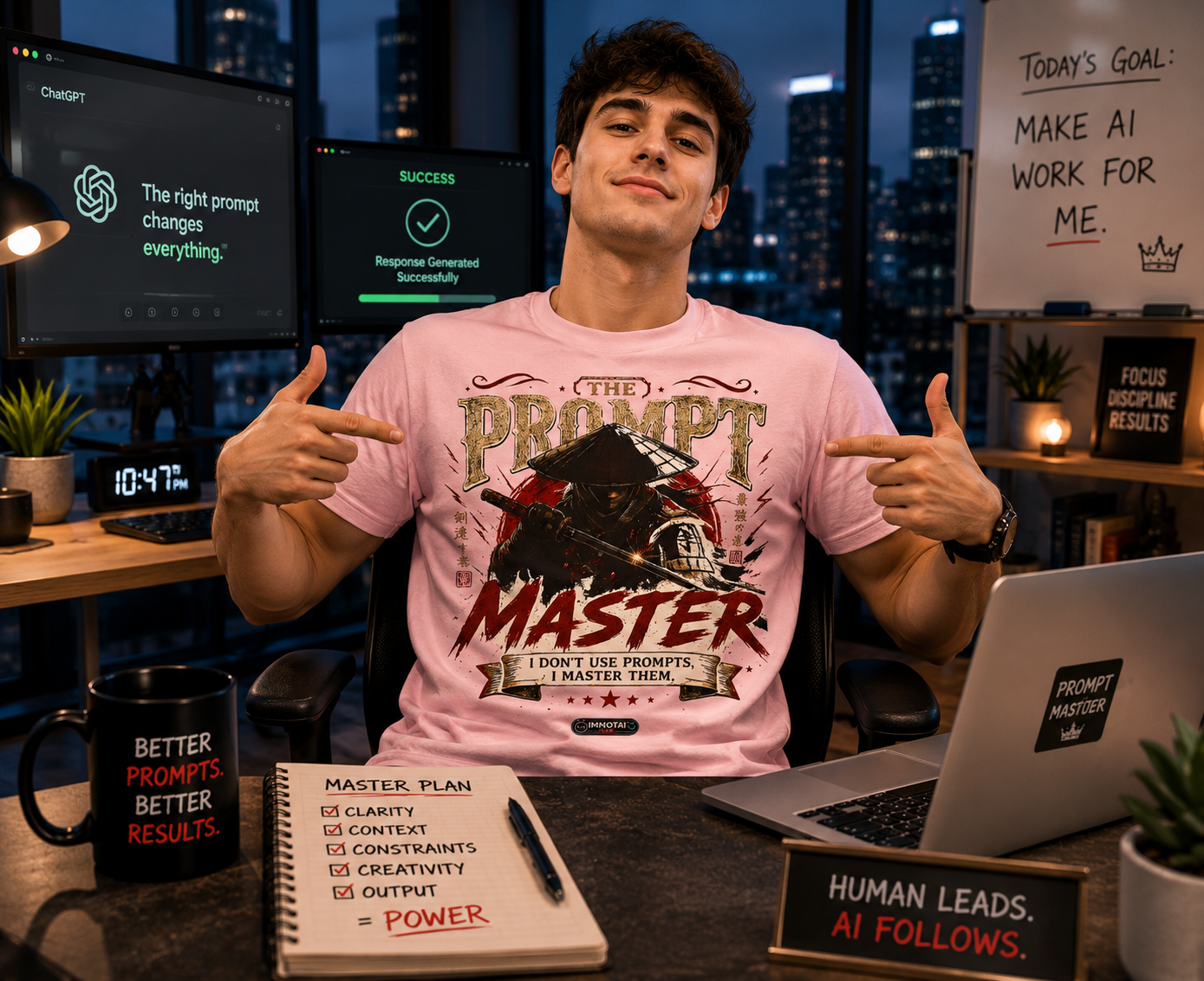 Prompt Master Graphic T-Shirt